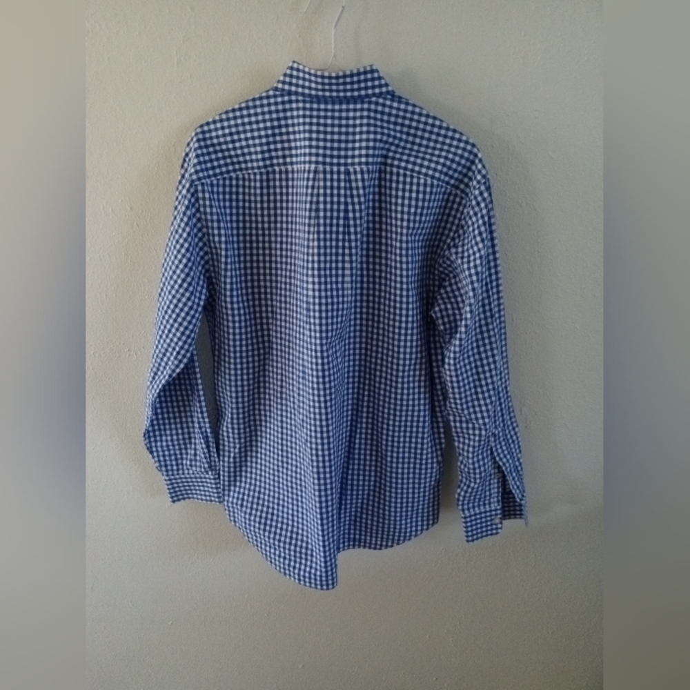 VINEYARD VINES Tucker Classic Fit Blue Check Shirt | M - Picture 6 of 7